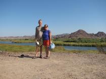Jim & Janet kayaking, hiking & camping on the Colorado