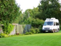 Roadtrek in the Garden