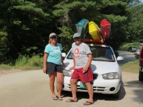 Diane, Tom & kayaks