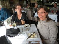 Janet & Nancy enjoying TG