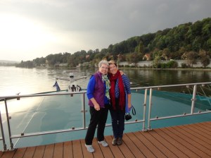 Ginny & I on the Amadeus