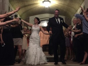 The departure and entrance to a new life together.