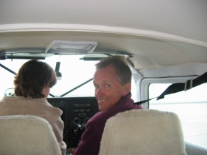 Jim ready to Fly to Baja