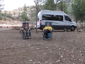 camping among the oaks