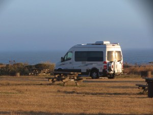 My Campsite north of Westport, CA
