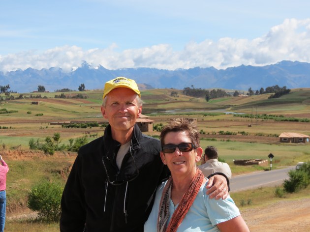 Jim and me on our last travel adventure together, Peru